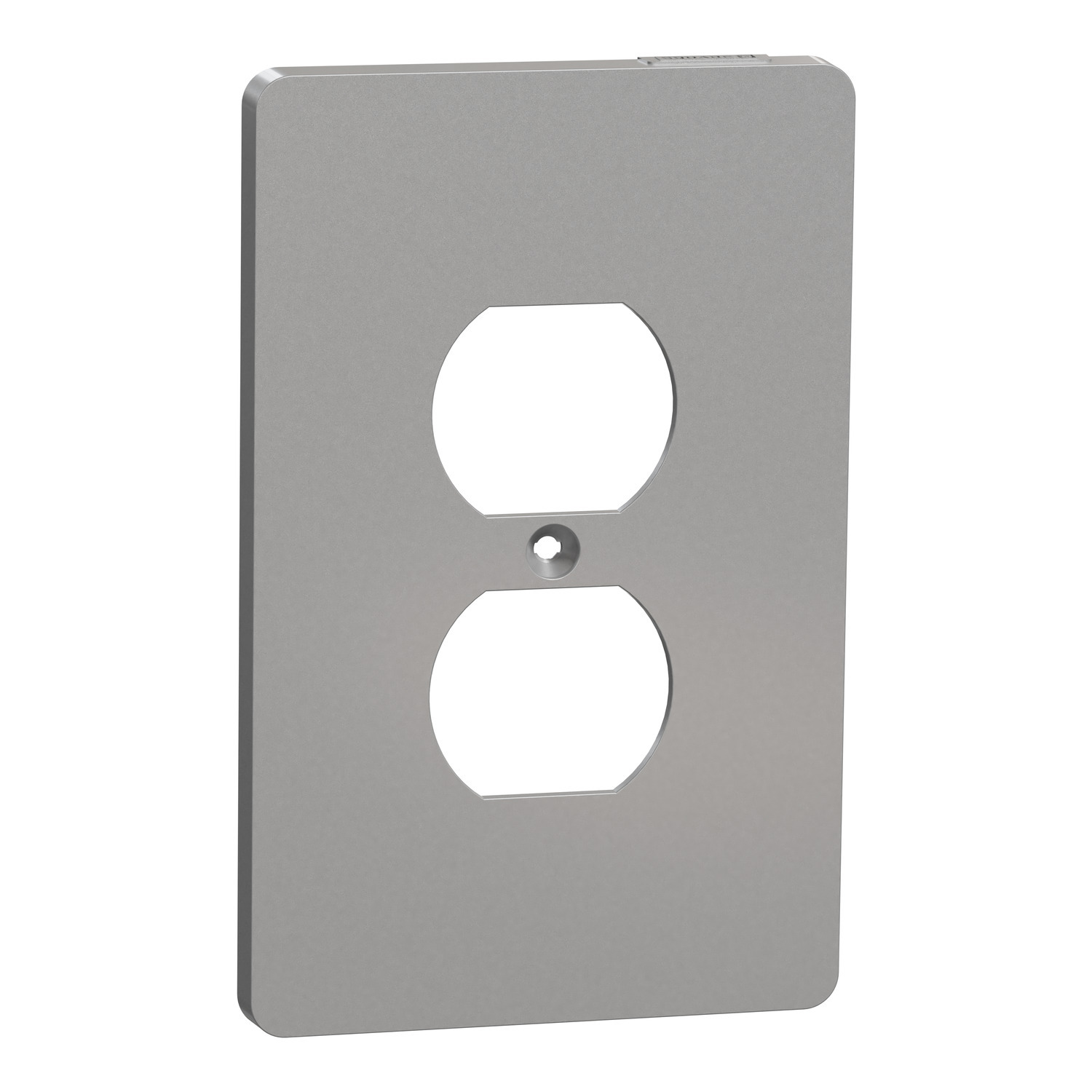 SQWS422011GY X Series Cover Frame, For Use With Standard 2- Socket-outlet, Duplex Plate, Plastic, Gray