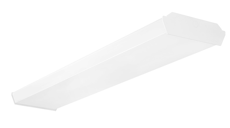 GUS4-36YNW/D10 Wraparound Fixture With 0 to 10 VDC Dimming Driver, 38 W Fixture, 120 to 277 V AC, White/Polyester Powder Coated Housing