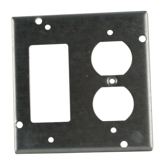 RSL-19 Steel City Surface Cover, 4-11/16 in L x 4-11/16 in W x 1/2 in D, Steel