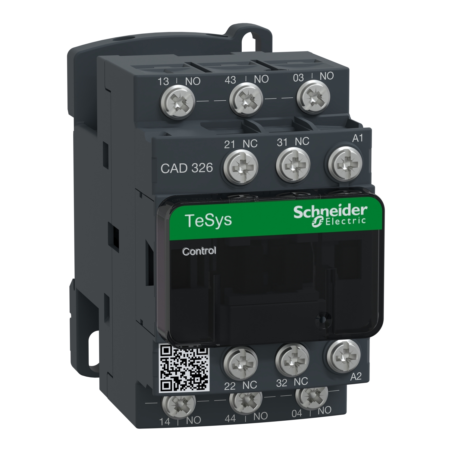 CAD326U7 TeSys D Control Relay, 10 A, 3NO-2NC 3 Form A/2 Form B Contact, 240 V AC V Coil