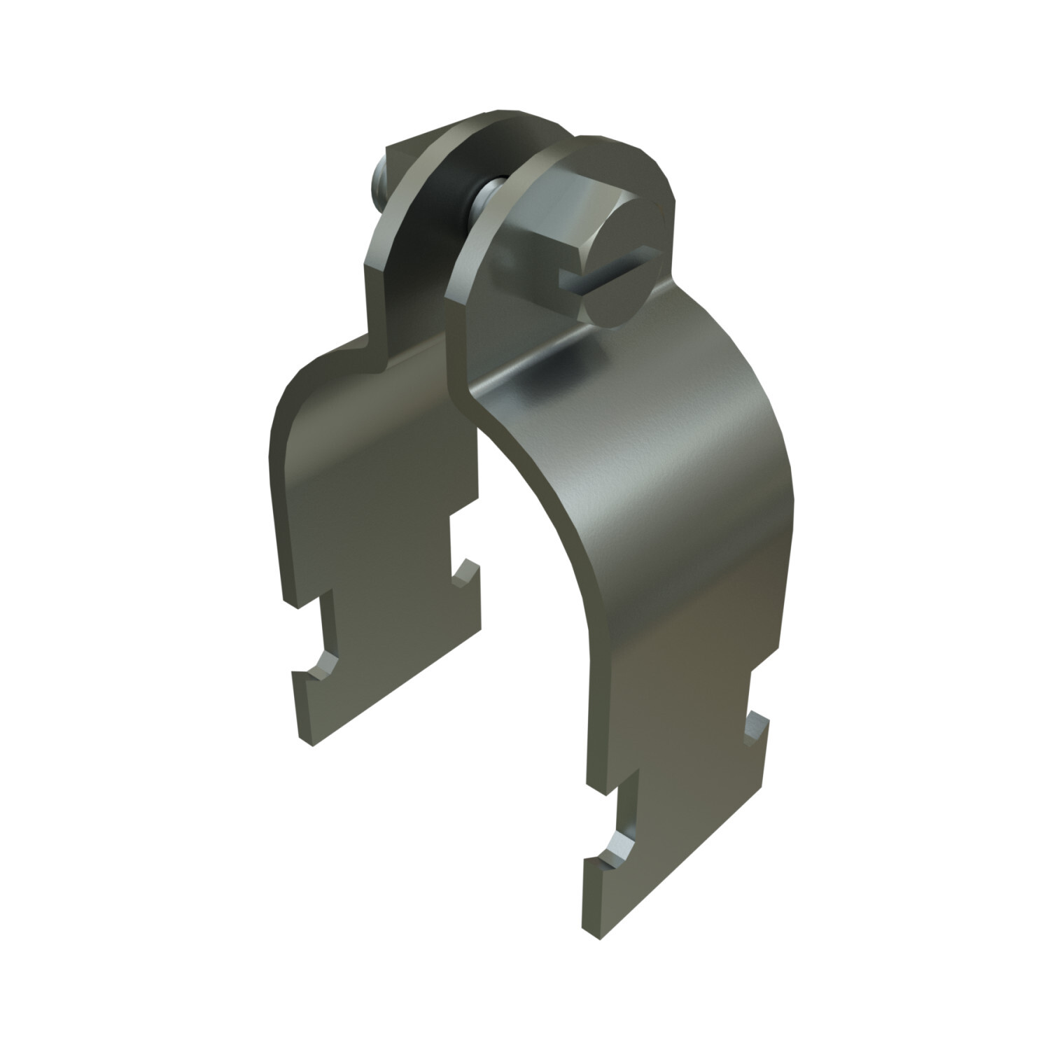 P1428AS-EG Pipe Clamp, 1 in Conduit, 600 lb Load, 1.163 in OD, HRPO Steel