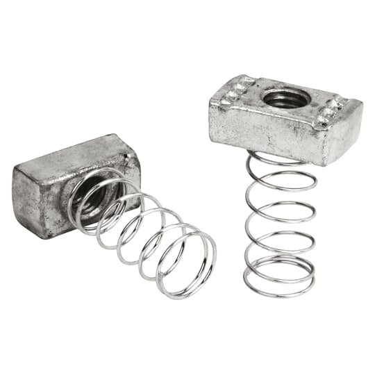A100-1/2SS Superstrut 100 Regular Spring Nut, 1/2-13 UNC Thread, For Use With A and C Series Channel and Insert, Stainless Steel