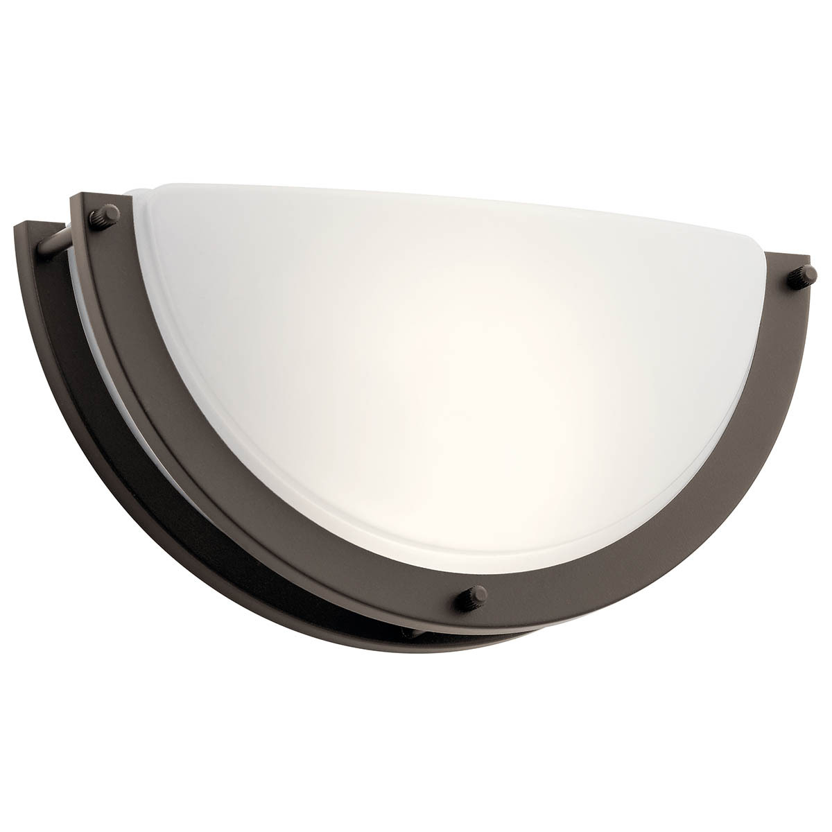 10790OZLED Dimmable Energy Efficient Transitional Wall Sconce, (1) Lamp, 120 V AC, Olde Bronze Housing