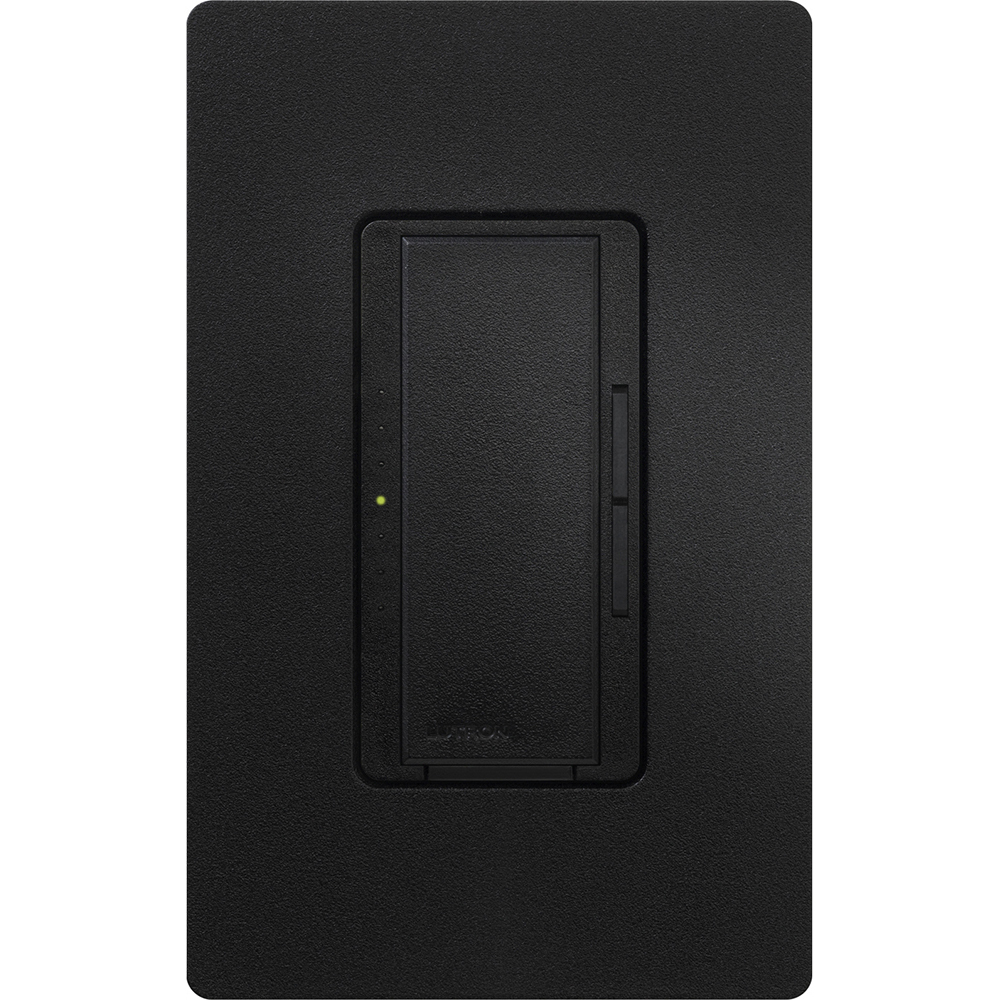 MSCLV-600M-MN Maestro MLV Dimmer Switch, 450W, 600VA, 1 Pole/Multi-Location, No Neutral Required, 120V, Midnight