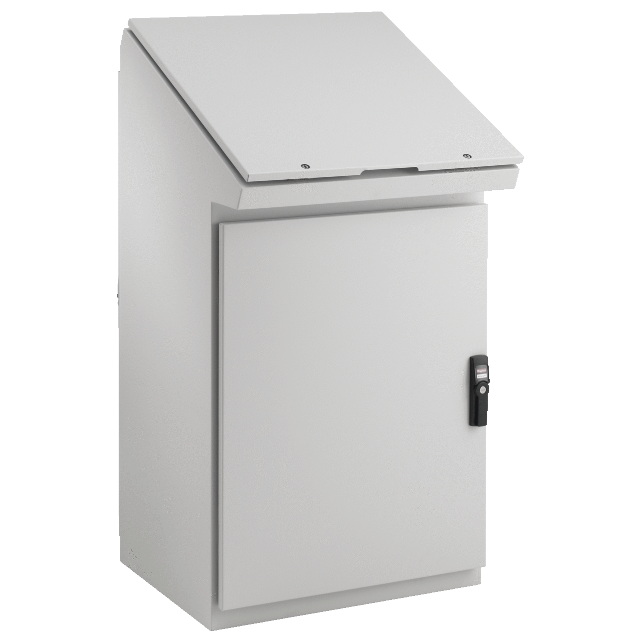 PGLD1074DC ProLine Gold/P11 1-Door Single Bay Single Access Desk Console Enclosure, 1013 mm L x 641 mm W x 393 mm D, NEMA 12 NEMA Rating, Steel