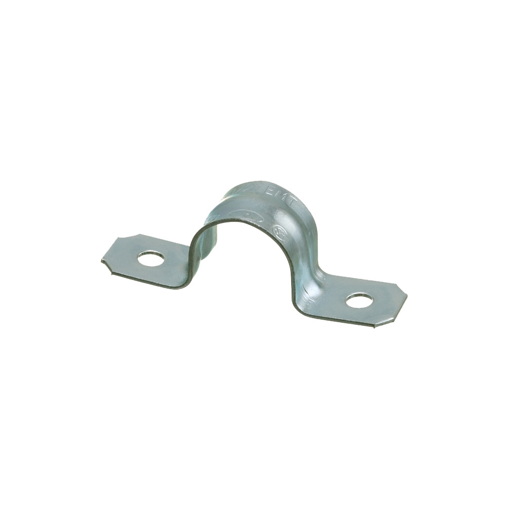 363 2-Hole Click-On Conduit Strap, 1-1/4 in Conduit, Steel