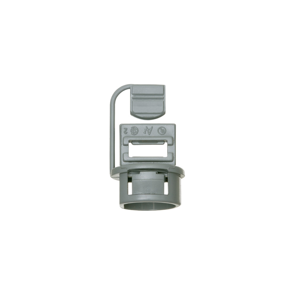 NM840 Round Cable Connector, 3/8 in Trade, PVC