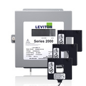 2K480-1D VerifEye 2000 3-Phase 4-Wire Surface Mount Split Demand Meter Kit, 277/480 V AC, 100 A, LCD Display, Isolated Pulse Output Communication