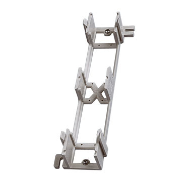 WB89D Mini-Com Wall Mount Bracket, For Use With 12-Port Modular Faceplate Patch Panels and Standard 66 Blocks, Thermoplastic, White