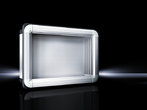 8015400 CP Series Comfort Panel HMI Housing, 20.1 in W x 6 in D x 16.1 in H, NEMA 12/IP65, Extruded Aluminum