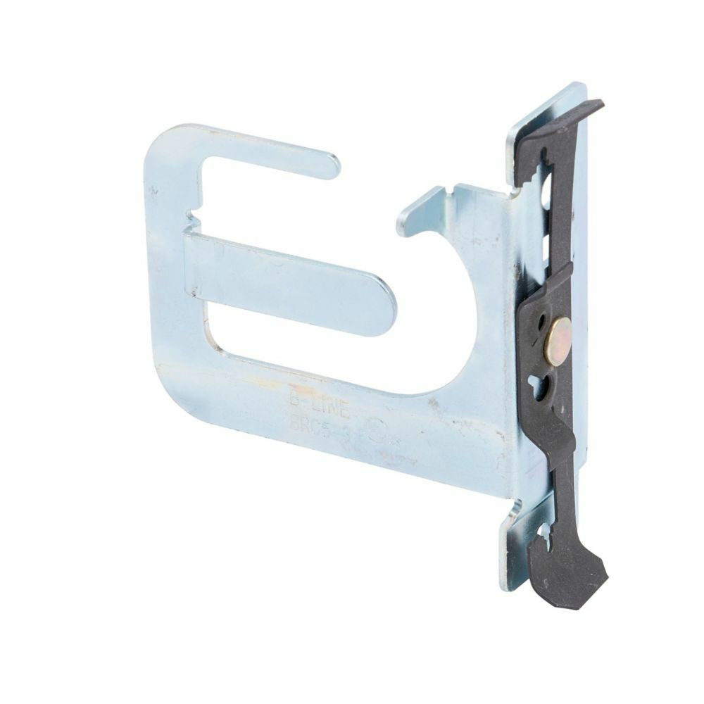 BRC53-W2 Multi-Run Cable Carrier, 0.56 to 0.69 in Cable, 7 Runs, For Use With MC/AC Cable and Wire/Rod Fastener, 50 lb Load, Steel