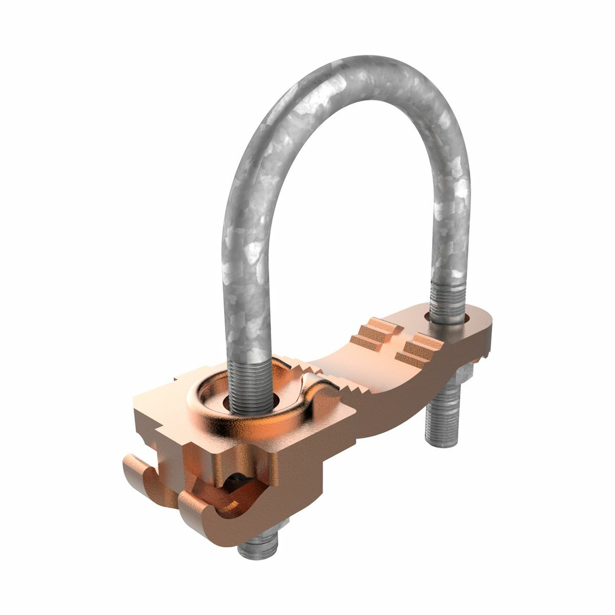 GAR3904 GAR3902 Mechanical Grounding Connector, 2-1/2 to 3-1/2 in Rod, 4 to 4/0 AWG Conductor, Copper