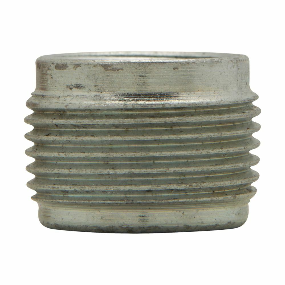 RE76 Threaded Throat Reducer, 2-1/2 x 2 in, For Use With Rigid/IMC Conduit, Feraloy Iron Alloy, Aluminum Acrylic Painted/Electro-Galvanized