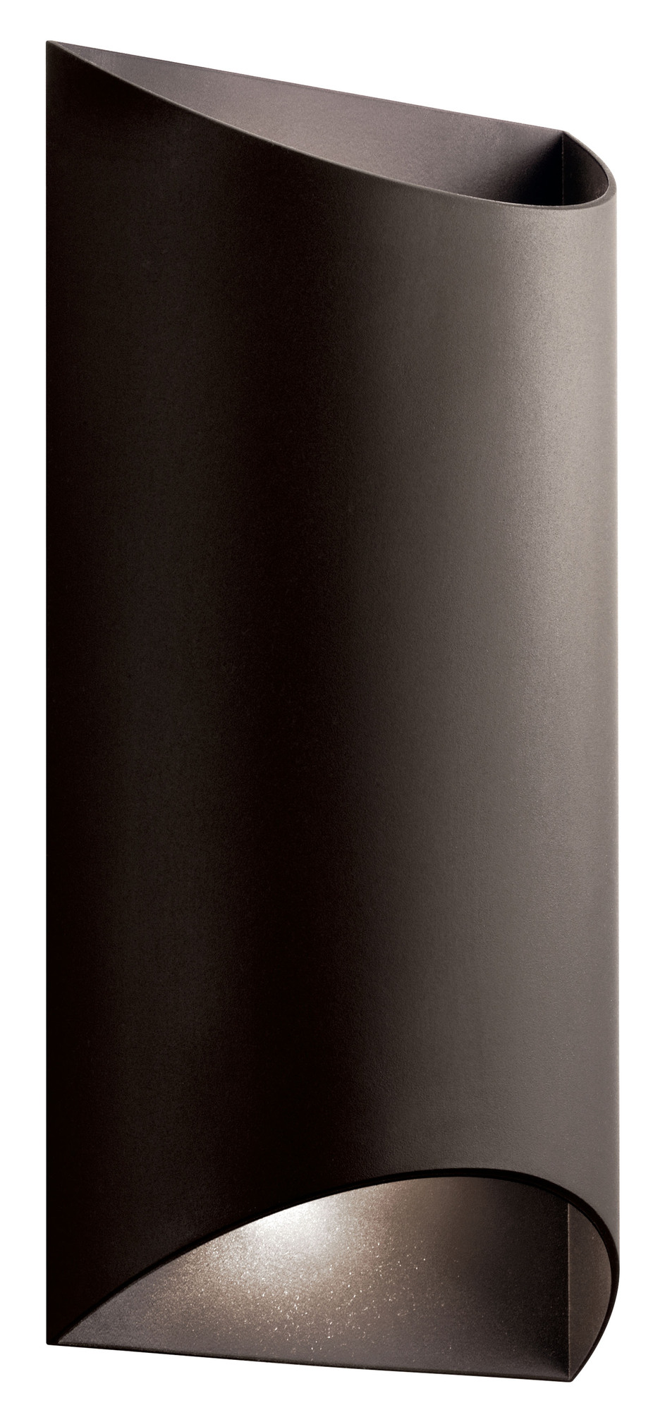 49279AZTLED 49279 Wesley Contemporary Medium Outdoor Wall Light, (2) Lamp, 120 V AC, Textured Architectural Bronze Housing