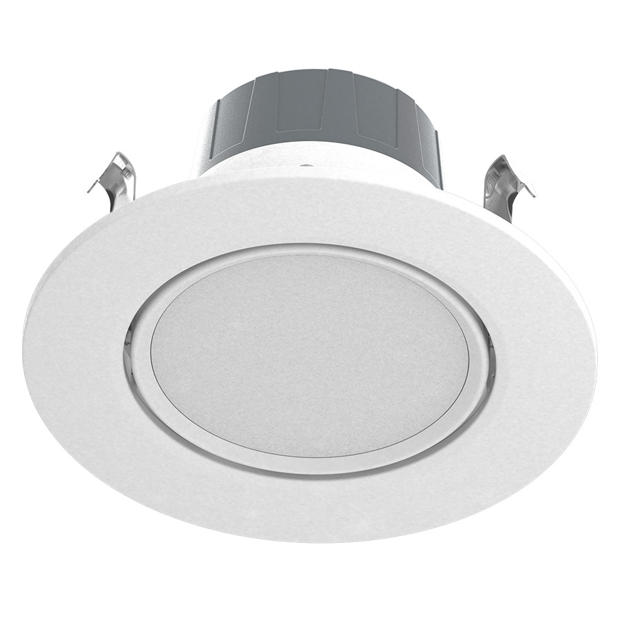 RA4R89FA120WS RA4 Retrofit Gimbal Lamp, 8 W, 65 W Incandescent Equivalent, E26 Lamp Base Lamp, Round Shape, 746 Lumens