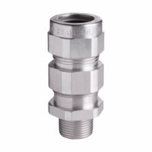 TMC10402 Armored Cable Gland, 4 in Trade, 3.5 to 4.02 in Cable Openings, Aluminum