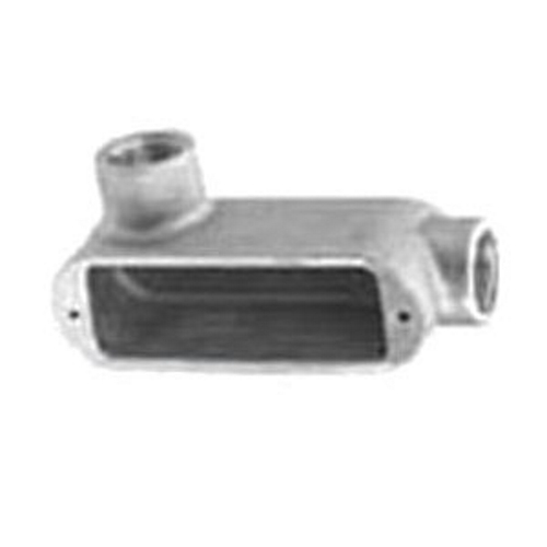 LL49 Unilets Type LL Conduit Outlet Body, 1-1/4 in Hub, Form 9, 27.3 cu-in, Copper Free Aluminum, Natural
