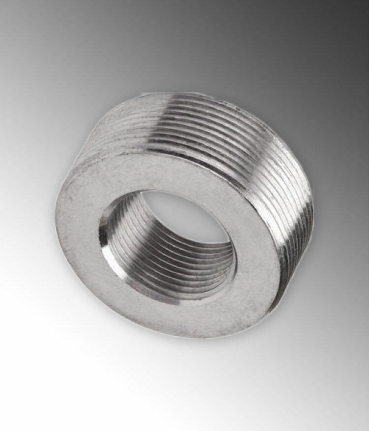 S61000FB07 Threaded Face/Reducing Bushing, 1 x 3/4 in Trade, 316 Stainless Steel