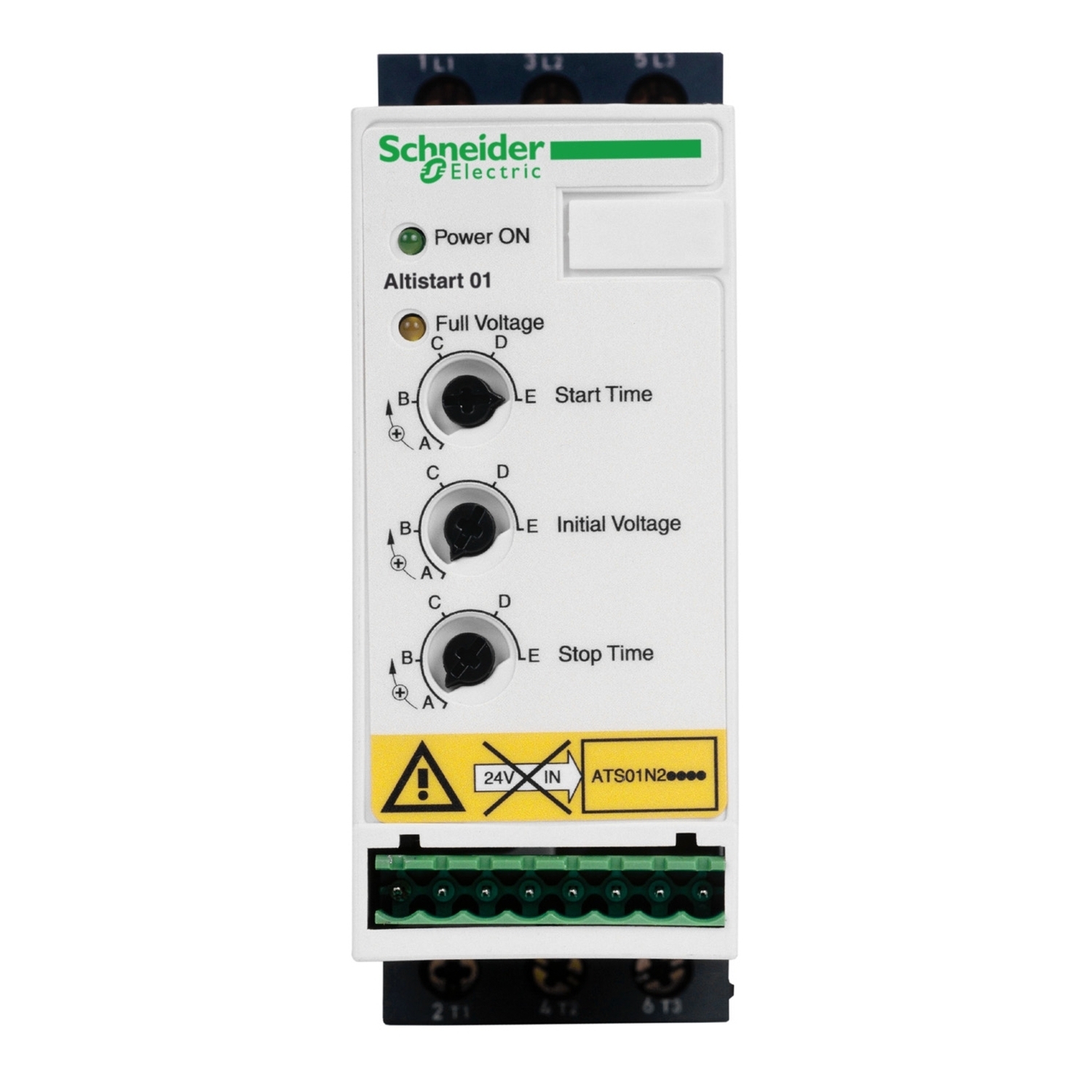 soft starter for asynchronous motor, Altistart 01, ATS01, 9A, 200 to 240V, 1.5kW
