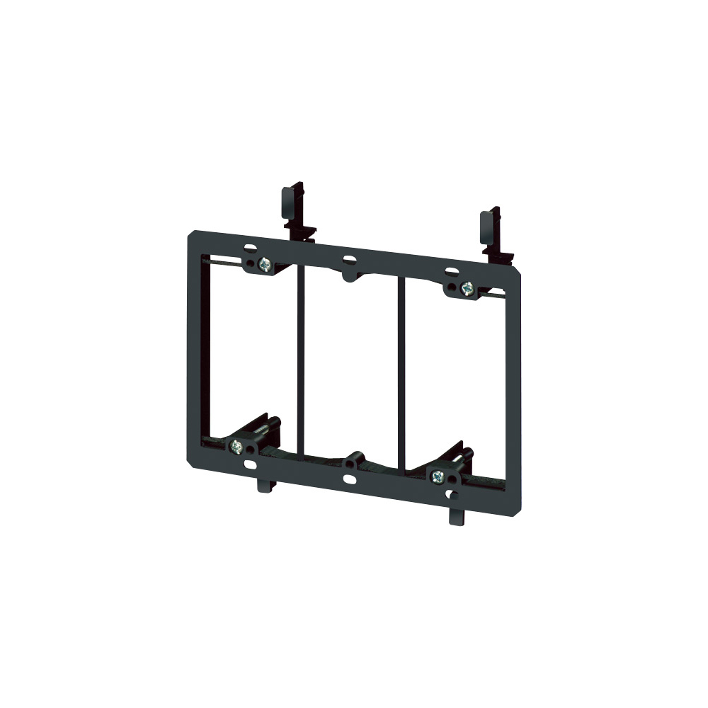LV3 LV Series 3-Gang Low Voltage Mounting Bracket, For Use With Cable Management System, Fastened Mount, Plastic
