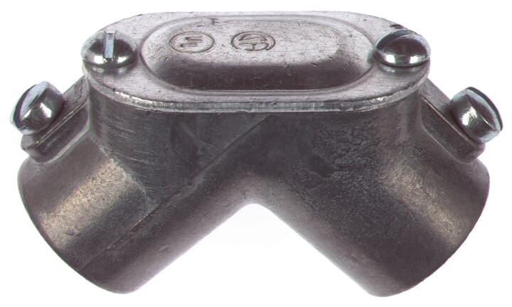 TL-201 Steel City Thinwall Pulling Elbow, 1/2 in Trade, Die Cast Zinc