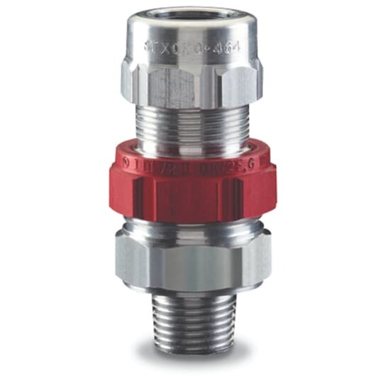 STX100-468 T&B Star Teck Teck Cable Connector, 1 in Trade, 1.025 to 1.205 in Cable Openings, Aluminum