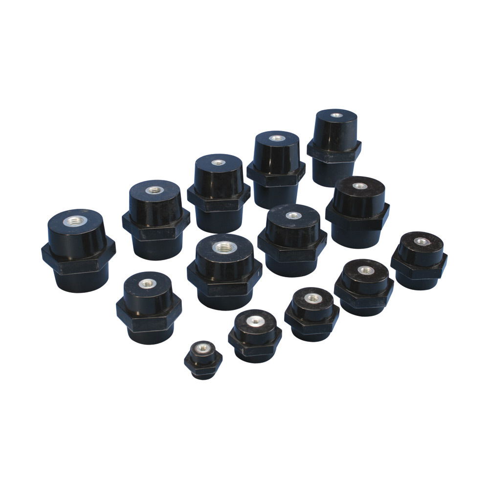 ISO1-14 ERI4 ISO/Imperial Low Voltage Insulator, 1.5 kV AC, Thread Connection, Polyester/Steel