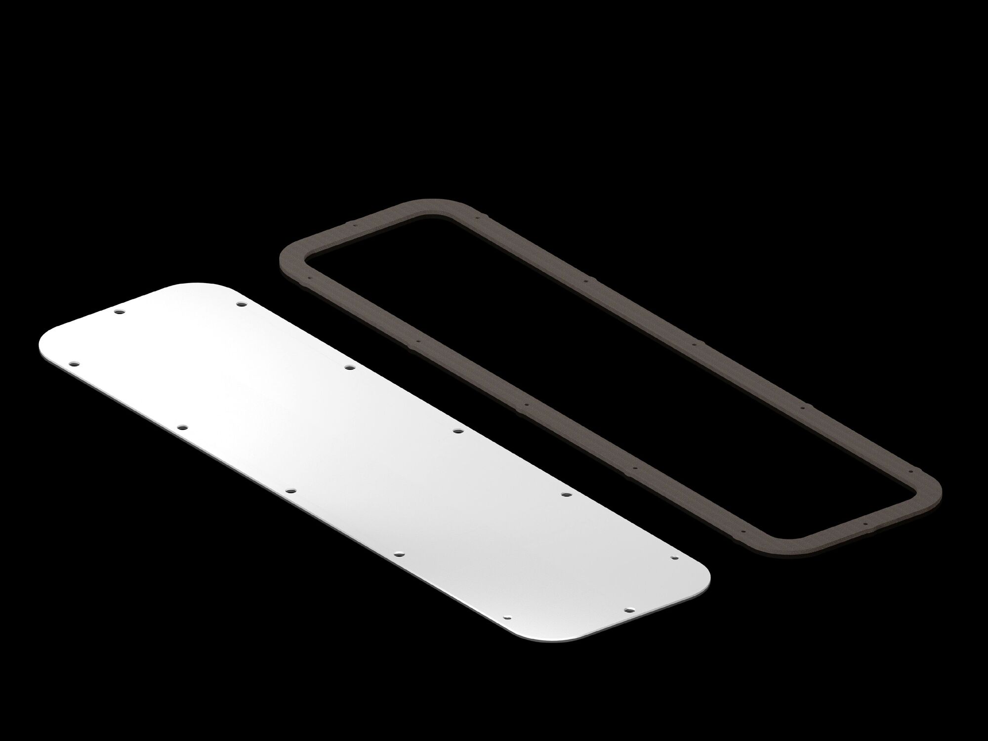 5051399 Gland Plates, 534 mm W x 149 mm D, For Use With AX Series Enclosure, Sheet Steel