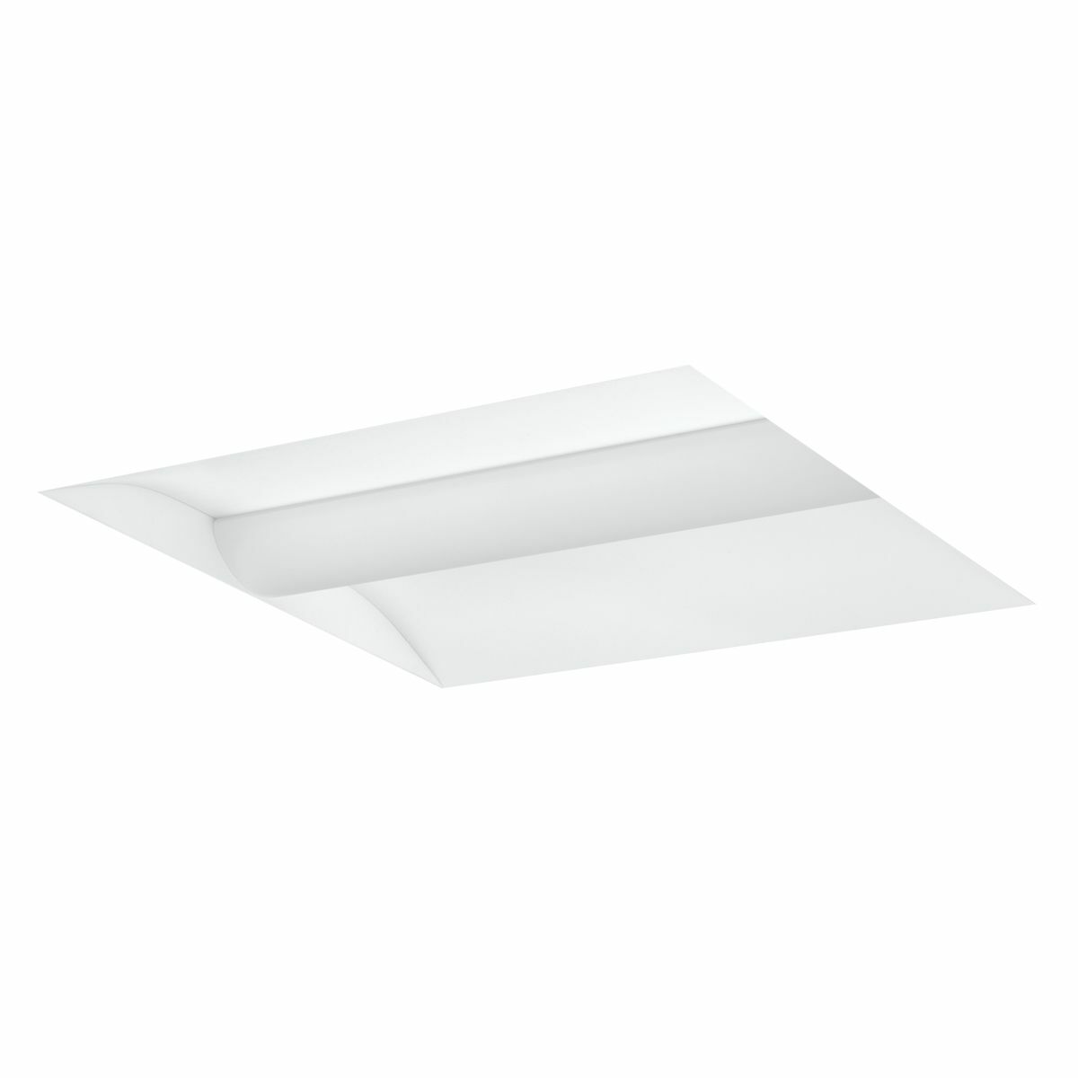 LCAT22-35LWG-EDU Low Wattage Contemporary Architectural Troffer, 22 W Fixture, 120 to 277 V AC, Steel Housing