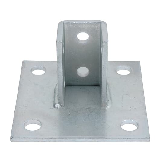 AP-232SQ-EG Superstrut Connector Post Base, Square Recess Channel Position, Steel