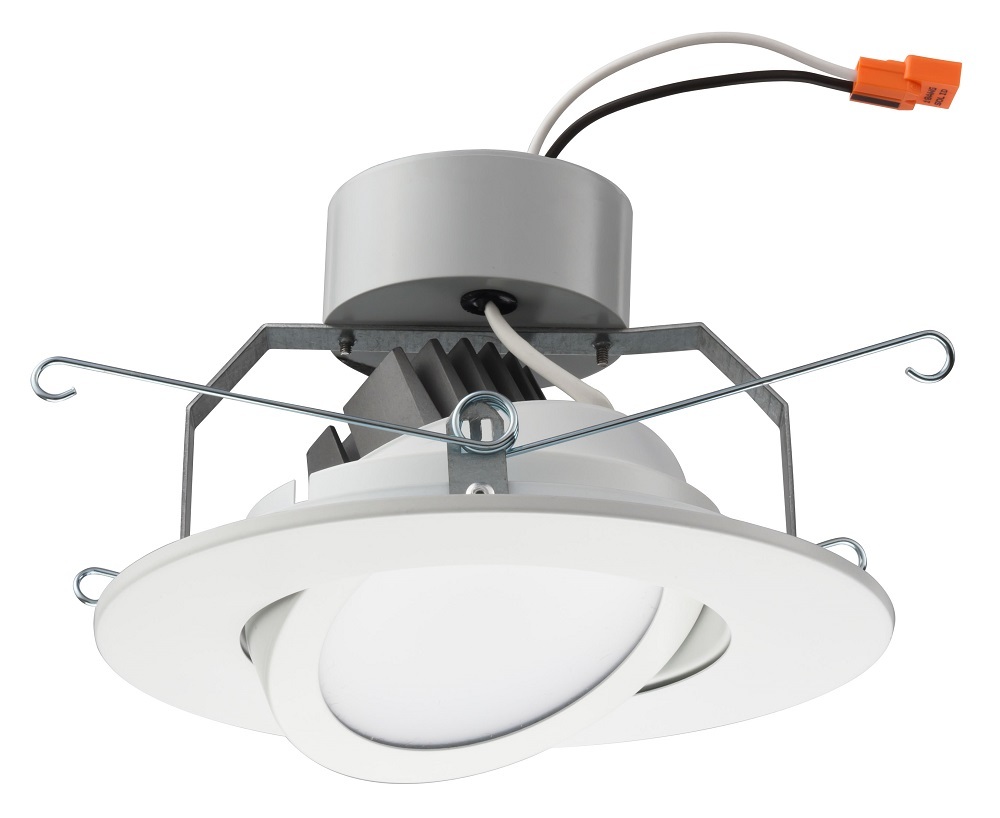 6G1MW LED 30K 90CRI M6 6G1 6 in Aperture Dimmable Retrofit LED Module, 11 W Fixture, 6-1/8 in Ceiling Opening, 120 VAC, Aluminum Housing