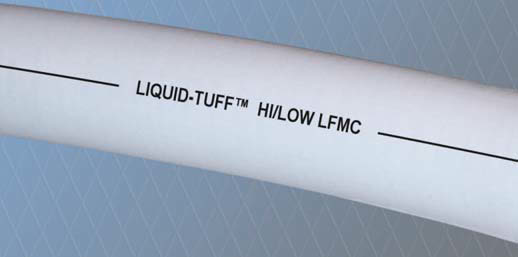 6904-30-00 Liquid-Tuff Hi-Low Temperature Liquid Tight Flexible Metal Conduit, 1 in Trade, 1.041/1.066 in ID x 1.29/1.315 in OD, 100 ft Coil L, Steel
