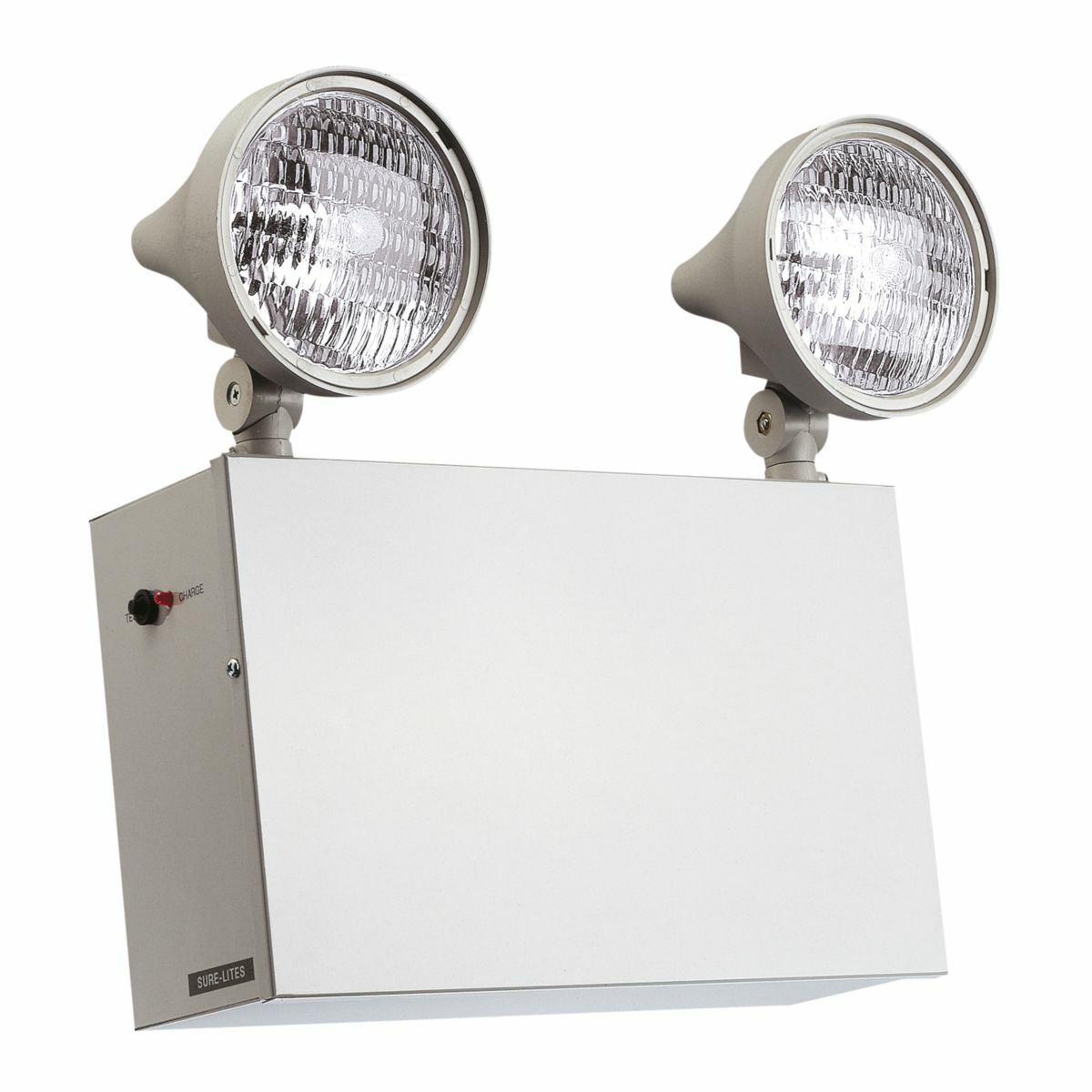 HR12117 Sure-Lites Emergency Light, Incandescent Lamp, 120/277 V AC, 2 Heads, Steel