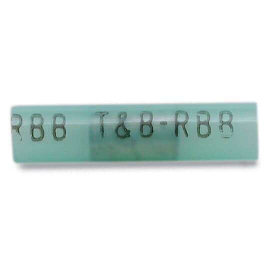 2RA18 Sta-Kon Nylon Insulated Butt Splice Connector, 22 to 18 AWG Conductor, 1.19 in L, Copper, Red