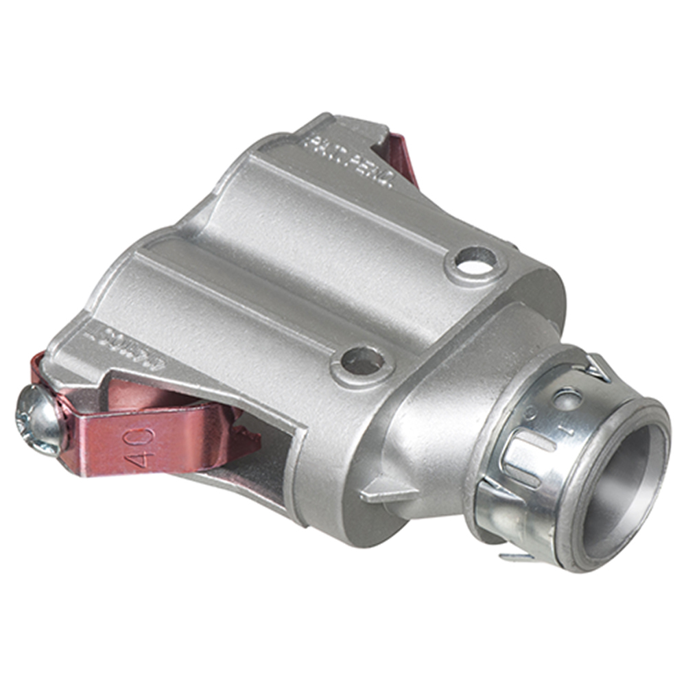 414110ST SNAP2IT MC Connector, 1/2 inch, Zinc die-cast, Duplex Snap in