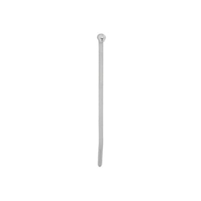 TY52315M Ty-Rap 2-Piece High Performance Standard Cable Tie, 6.7 in L x 0.09 in W x 0.04 in THK, Nylon/Polyamide 6.6, Natural