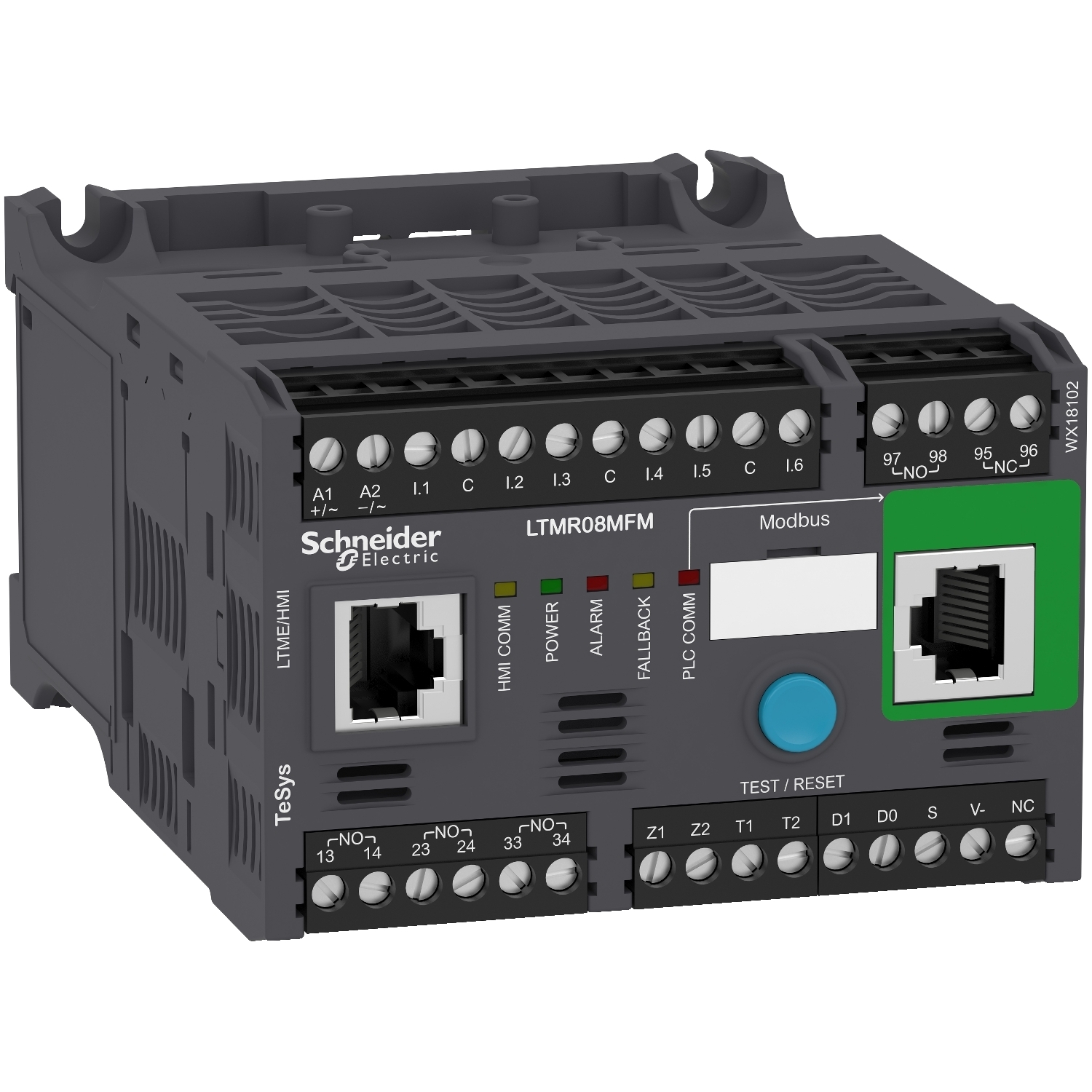 LTMR08MFM TeSys Motor Controller, 3.1/7.5 mA, 690 V AC