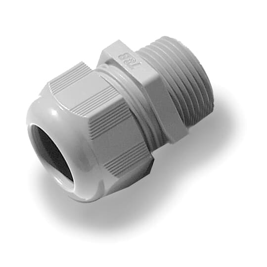 CC-NPT-12-G T&B Non-Metallic Cable Gland, 1/2 in Thread, 0.394 to 0.551 in Dia Cable, 0.59 in L Thread, Nylon 6