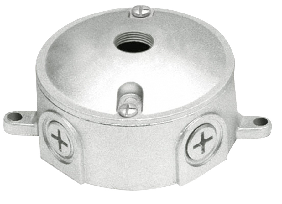 VXJ1 Weatherproof Wiring Box, Die Cast Aluminum, 5-1/2 in W x 2-1/4 in D
