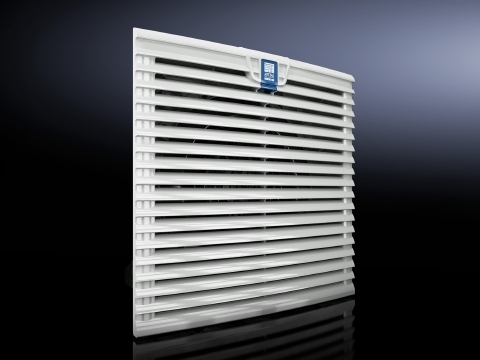 3243060 Outlet Filter EMC, For Use With SK 3243 Fan and Filter Unit, ABS, Pale Gray
