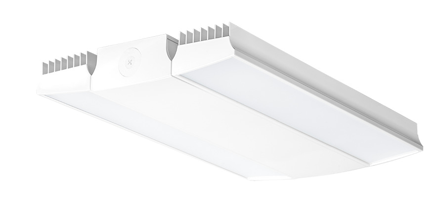 RAIL225NW/D10 Dimmable High Bay Fixture With Frosted Lens, 223 W Fixture, 120 to 277 VAC, White Housing
