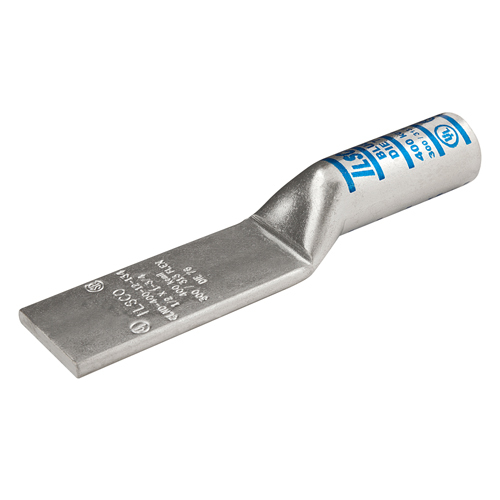 CLNU-250 SureCrimp Lug Compression Connector, 1/0 AWG to 250 kcmil Flex Copper Conductor, Die Code: ILD-62, Tin Plated Copper