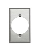 83028 Standard Size Traditional Wall Plate, 1 Gangs, 2-3/4 in W x 4-1/2 in H, Aluminum