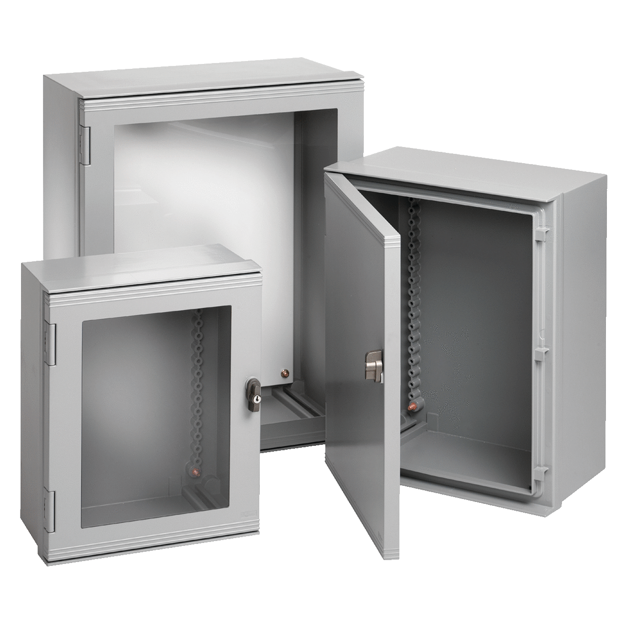 UU504020 Ultrx UX1 Solid Door Enclosure, 20.2 in L x 16.26 in W x 8.66 in D, NEMA 4X/IP66 NEMA Rating, Fiberglass