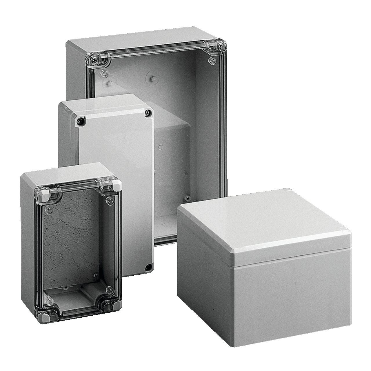 Q1286PCD Qline Junction Box, 120 mm H x 80 mm W x 55 mm D, Opaque/Screw Cover, NEMA 4X/IP67 NEMA Rating, Polycarbonate