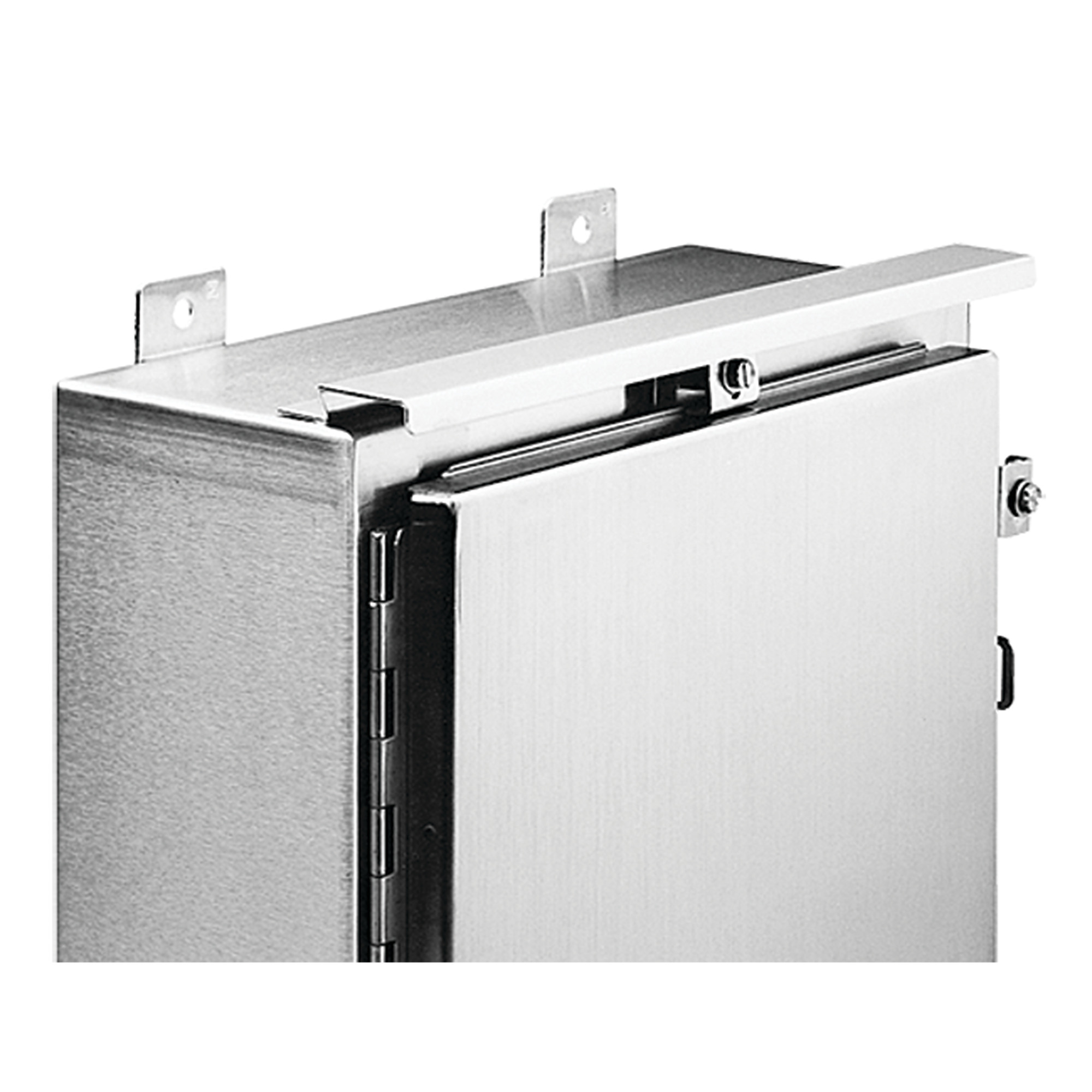 ADK30SS6 A4SY Drip Shield Kit, For Use With 30 in NEMA 4/4X 1-Door Free-Standing Wall Mount Enclosures, 316L Stainless Steel, Gray