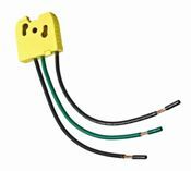 MSPSW-SD Lev-Lok 90 deg Angled Modular Wiring Module With 6 in 12 AWG THHN Solid Wire Lead, For Use With Lev-Lok 1-Pole 90 deg Angled Toggle Switch, 347 V AC, 20 A, 1-Pole, 3-Wire, -40 to 65 deg C Operating Temperature, Yellow