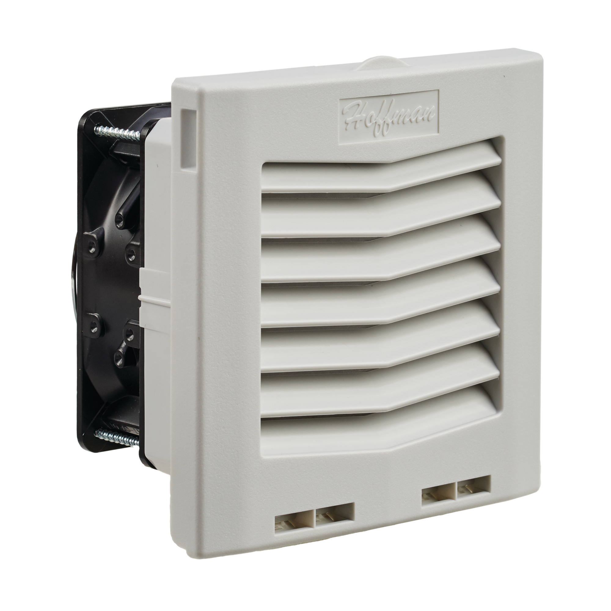 HF0524414 MCLF Filter Fan, 24 V DC, 0.35 A, 8.4 W, 35 cfm, NEMA 12/IP54 Enclosure