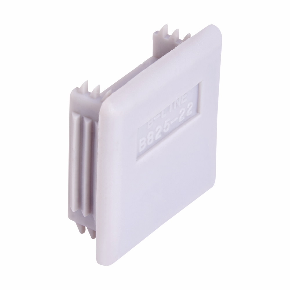 B825-22GRN B825-22 End Cap, For Use With 1-5/8 x 1-5/8 in Channel, Strut and BF Fittings, Polyurethane, DURA GREEN