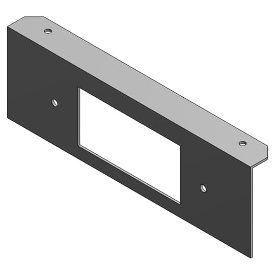 668S-1G Steel City Device Plate With GFCI, 13-1/4 in L x 15-1/4 in W, 1 Gang, Steel